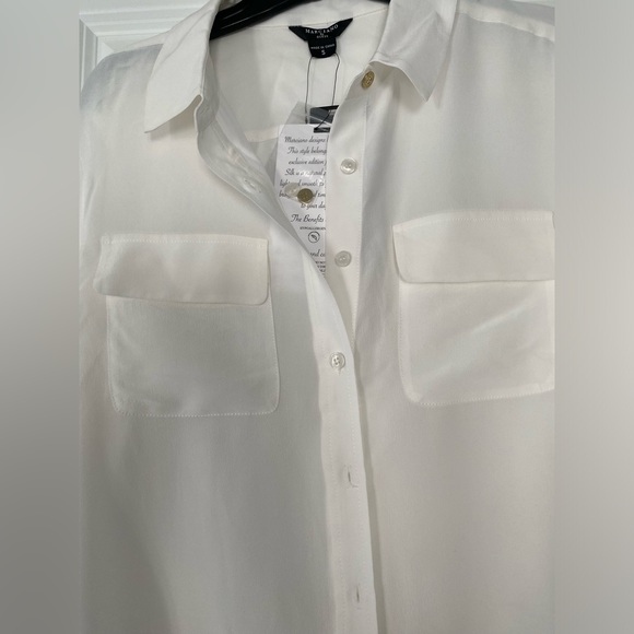 White Shirt Blouse - Size S - Picture 6 of 11